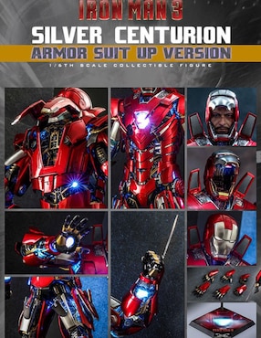Figura de Colección Marvel Studios: Iron Man Hot Toys con Luz Articulado