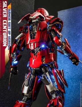 Figura de Colección Marvel Studios: Iron Man Hot Toys con Luz Articulado