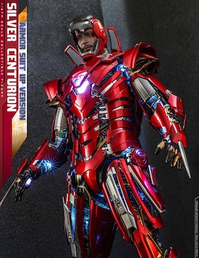 Figura de Colección Marvel Studios: Iron Man Hot Toys con Luz Articulado