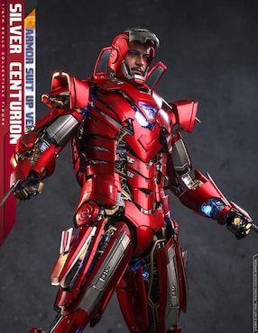Figura de Colección Marvel Studios: Iron Man Hot Toys con Luz Articulado