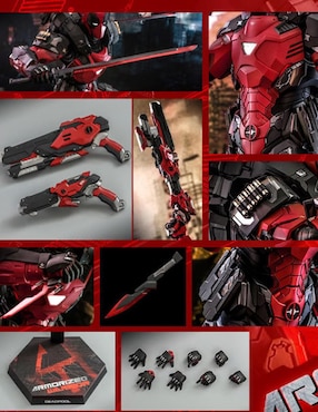 Figura de colección Marvel Deadpool collectors Hot Toys con luz