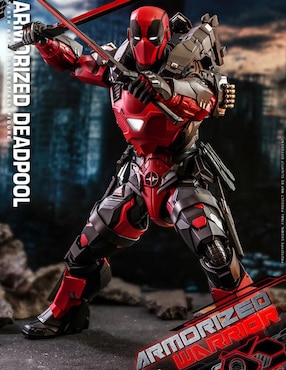 Figura de colección Marvel Deadpool collectors Hot Toys con luz