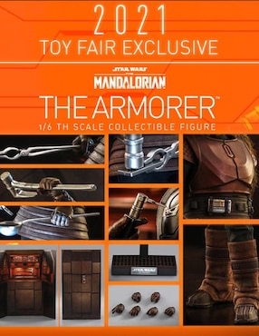 Figura de colección Star Wars The Mandalorian The Armorer Hot Toys articulada