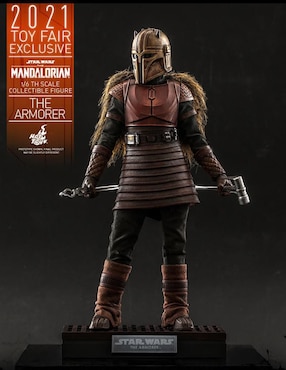 Figura de colección Star Wars The Mandalorian The Armorer Hot Toys articulada