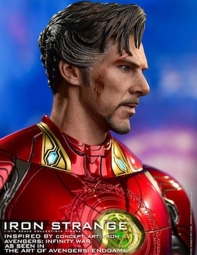 Figura de colección Marvel: Avengers Infinity War Dr Strange especial Hot Toys