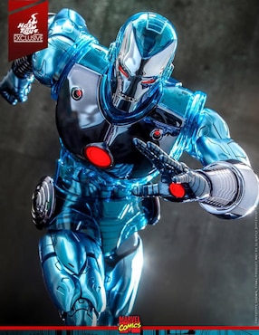 Figura de colección Marvel Studios: Iron Man Iron Man collectors Hot Toys con luz
