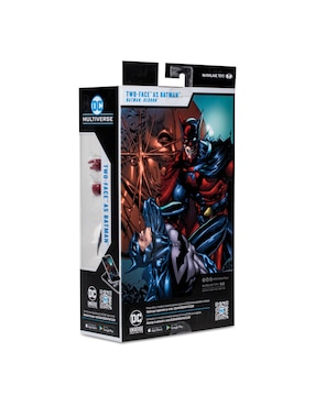 Figura de acción DC Multiverse Two Face As Batman Mcfarlane articulada