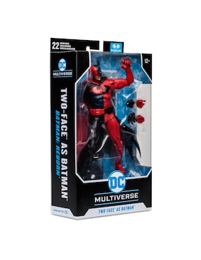 Figura de acción DC Multiverse Two Face As Batman Mcfarlane articulada