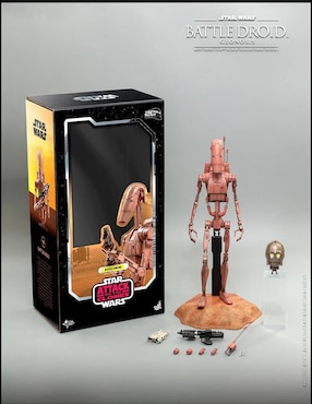 Figura de colección Star Wars Battle Droid aniversario Hot Toys