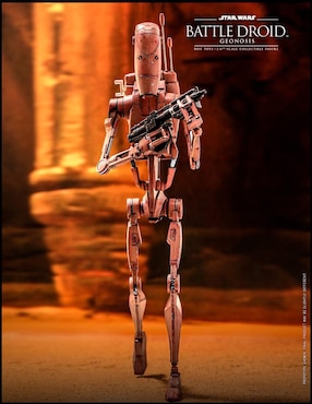 Figura de colección Star Wars Battle Droid aniversario Hot Toys