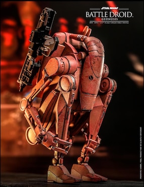 Figura de colección Star Wars Battle Droid aniversario Hot Toys