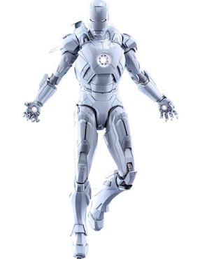 Figura De Colección Marvel Studios: Iron Man Mark VII Hot Toys Con Luz Articulado