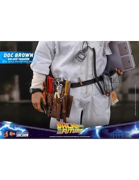 Figura de colección Back to the future Dr. Emmett Brown deluxe Hot Toys