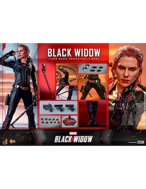 Figura de colección Marvel Studios The First Ten Years Black Widow collectors Hot Toys