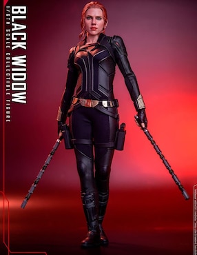 Figura de colección Marvel Studios The First Ten Years Black Widow collectors Hot Toys