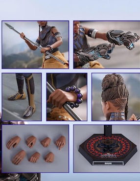 Figura de colección Black Panther Shuri deluxe Hot Toys