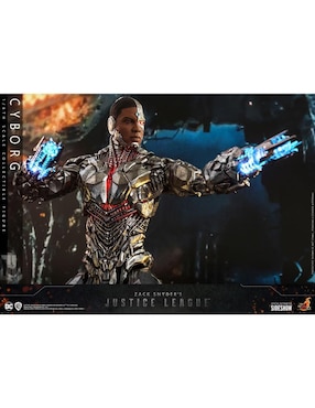 Figura de colección Zack Snyder's Justice League Cyborg collectors Hot Toys con luz