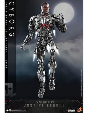 Figura de colección Zack Snyder's Justice League Cyborg collectors Hot Toys con luz