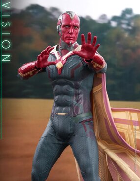 Figura de colección Wanda Vision Visión Marvel collectors Hot Toys
