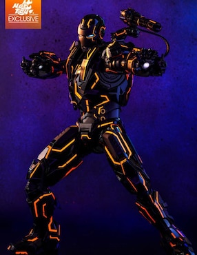 Figura de colección Marvel Avengers Endgame War Machine deluxe Hot Toys