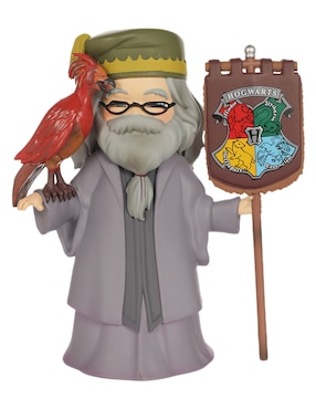 Figura De Colección Harry Potter Dumbledore Y Fawkes Plastoy