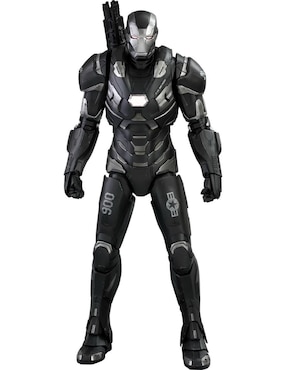 Figura de colección Marvel Avengers Endgame War Machine deluxe Hot Toys con luz