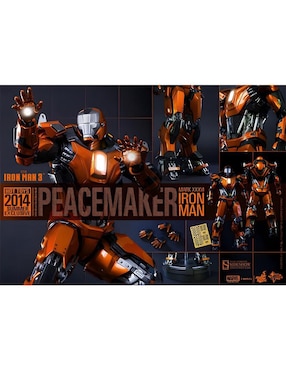 Figura de colección Marvel Studios: Iron Man Peacemaker collectors Hot Toys