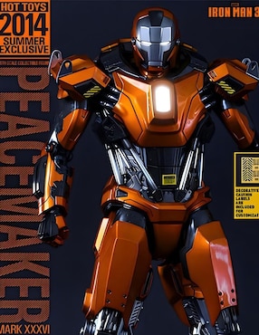 Figura de colección Marvel Studios: Iron Man Peacemaker collectors Hot Toys
