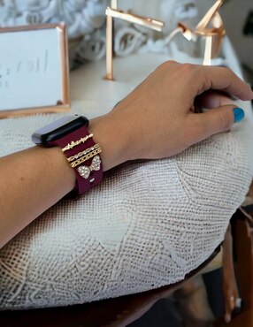 Charm Para Correa De Smartwatch de mariposa Mamá Pulpo