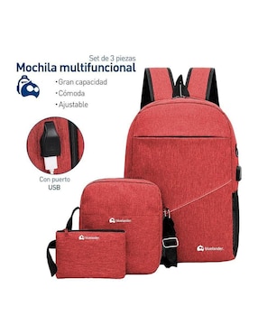 Set mochila antirrobo Bluelander impermeable unisex