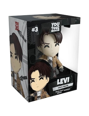 Figura de colección articulada Attack on Titan Levi Ackerman collectors Youtooz