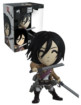 Figura de colección articulada Attack on Titan Mikasa Ackerman collectors Youtooz