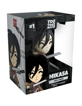 Figura de colección articulada Attack on Titan Mikasa Ackerman collectors Youtooz