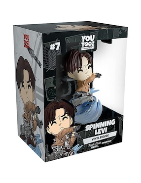 Figura de colección articulada Attack on Titan Levi Ackerman collectors Youtooz