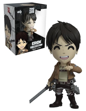 Figura de colección articulada Attack on Titan Eren Hardened collectors Youtooz