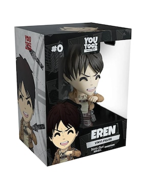 Figura de colección articulada Attack on Titan Eren Hardened collectors Youtooz