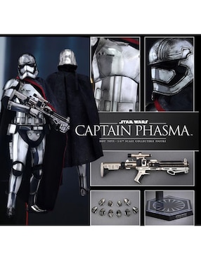 Figura de colección Star Wars Captain Phasma deluxe Hot Toys