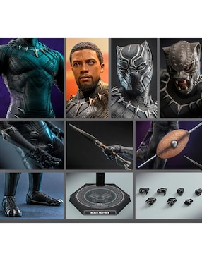 Figura de colección Black Panther: Wakanda Forever Black Panther deluxe Hot Toys