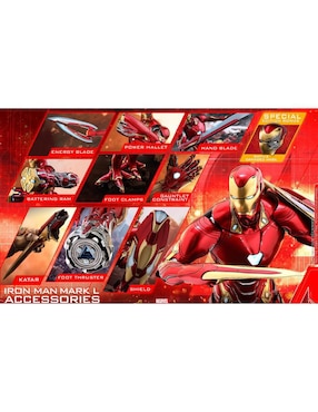 Accesorios Marvel avengers: Infinity War Iron Man Hot Toys