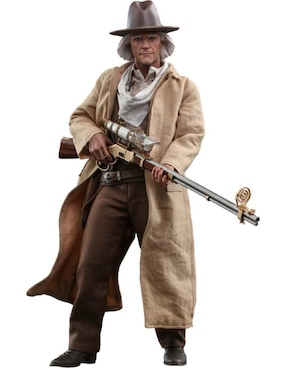 Figura De Colección Back To The Future Dr. Emmett Brown Hot Toys Articulada