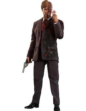 Figura De Colección The Dark Knight Two Face Hot Toys Articulada