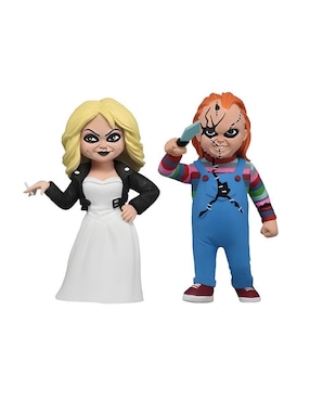 Figura De Colección Bride Of Chucky Chucky & Tiffany Neca Articulado