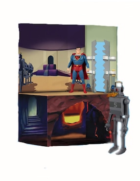 Figura De Colección Superman Mezco Articulado