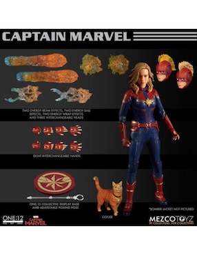 Figura de colección Marvel: Avengers Captain Marvel deluxe Mezco