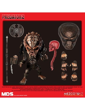 Figura de colección Predator 2 Predator deluxe Mezco