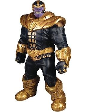 Figura De Colección Marvel Comics Thanos Mezco Con Luz Articulado