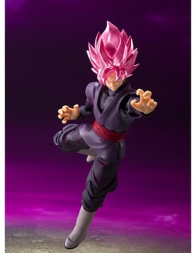 Figura de colección Dragon Ball Super Super Saiyan Rosé Goku Black deluxe Bandai Tamashii Nations
