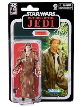 Figura de colección Star Wars: Return Of The Jedi Han Solo aniversario Black Series