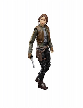 Figura De Colección Star Wars Rogue One Jyn Erso Black Series Articulado