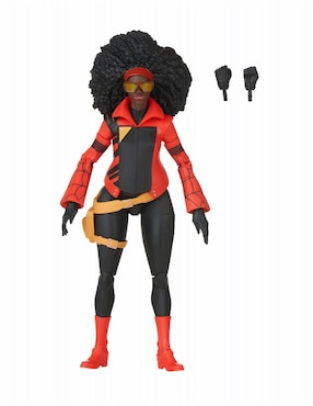 Figura De Colección Spider-Man Across The Spiderverse Spider-Woman Jessica Drew Marvel Legends Articulado